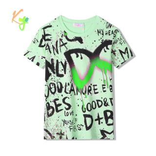 Chlapecké tričko kr.r. Kugo FB3812 zelené